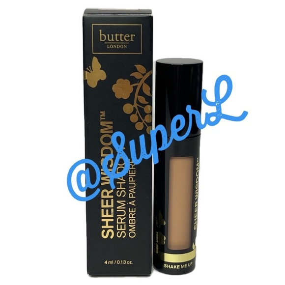 2/$15 Butter London Sheer Wisdom Serum Shadow Primer Sepia Tan Eyeshadow Base - Picture 2 of 10